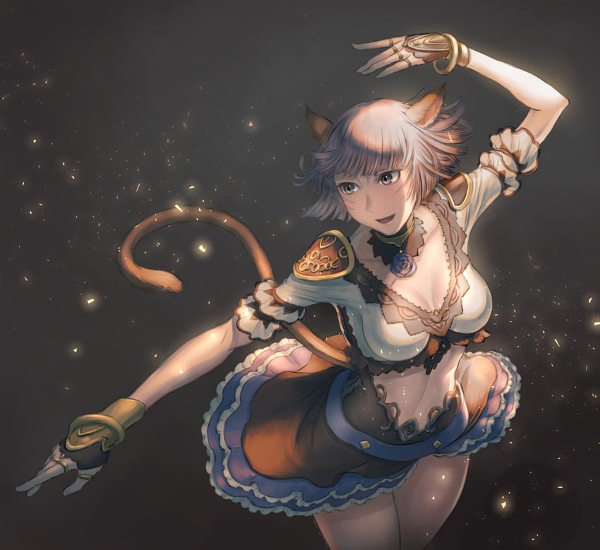 adventurer and dancer (final fantasy and 1 more) drawn by cactus41747280