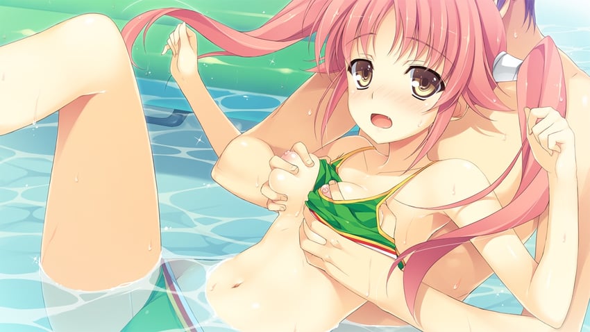 kazama akari and fujimori kaname (koikishi purely kiss) drawn by yuuki_hagure