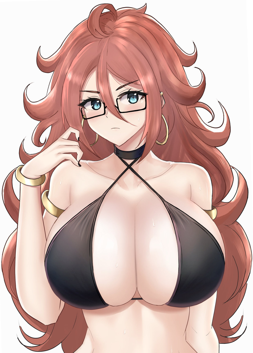 android 21 (dragon ball and 1 more) drawn by desspie