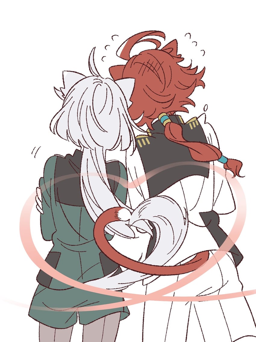 suletta mercury and miorine rembran (gundam and 1 more) drawn by yoshitaka_(palooo)