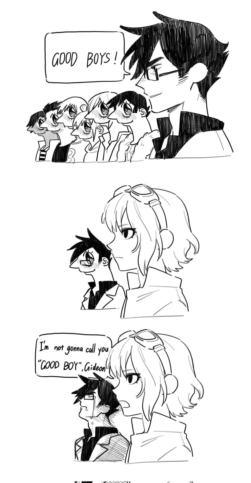 lucas lee, ramona flowers, todd ingram, roxie richter, gideon graves, and 3 more (scott pilgrim) drawn by sunsetqaqawa