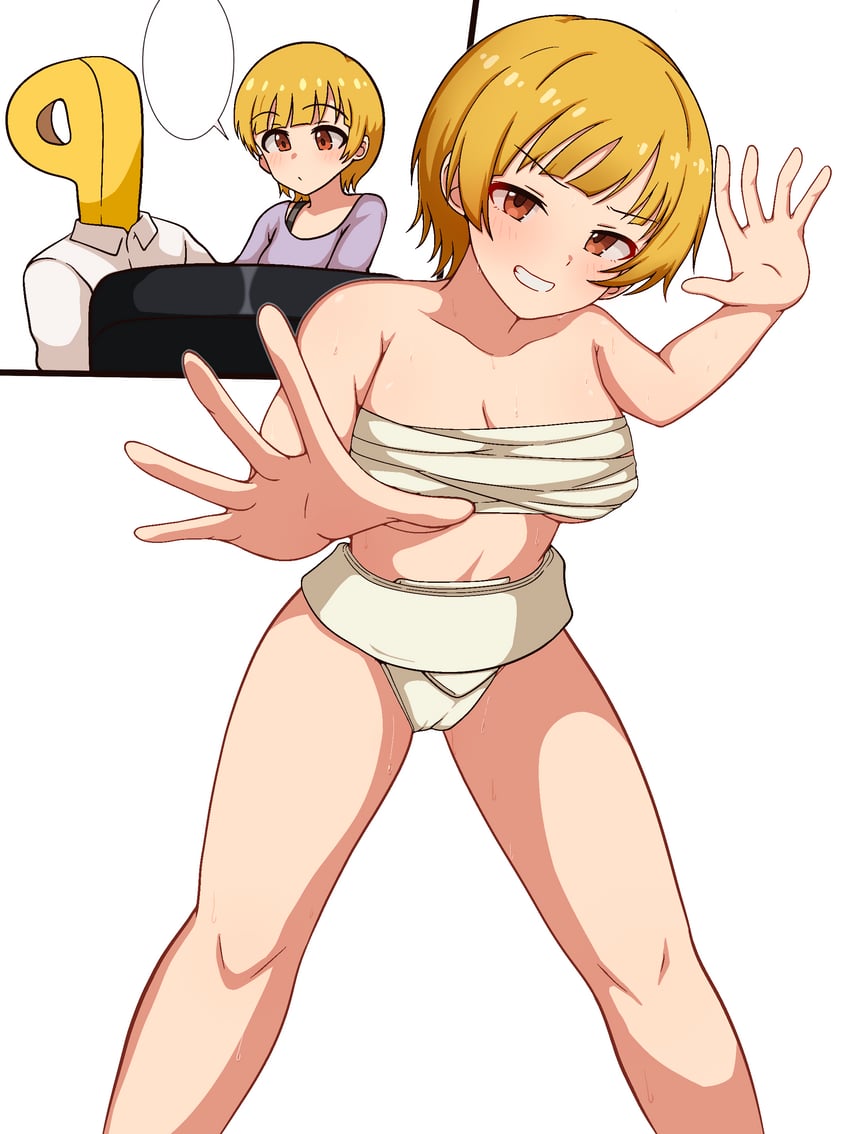 producer, p-head producer, and fukuda noriko (idolmaster and 2 more) drawn by milliani
