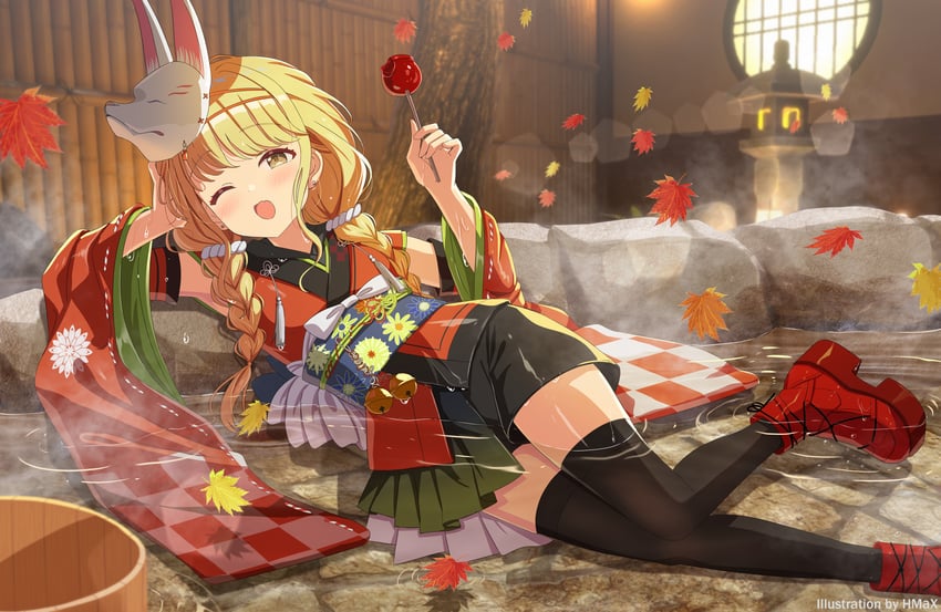 fujita kotone (idolmaster and 1 more) drawn by hmax