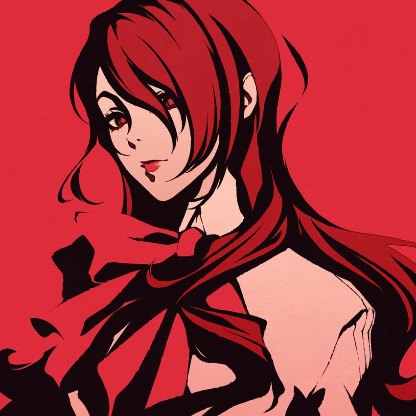 kirijou mitsuru (persona and 1 more) drawn by moshimoshibe