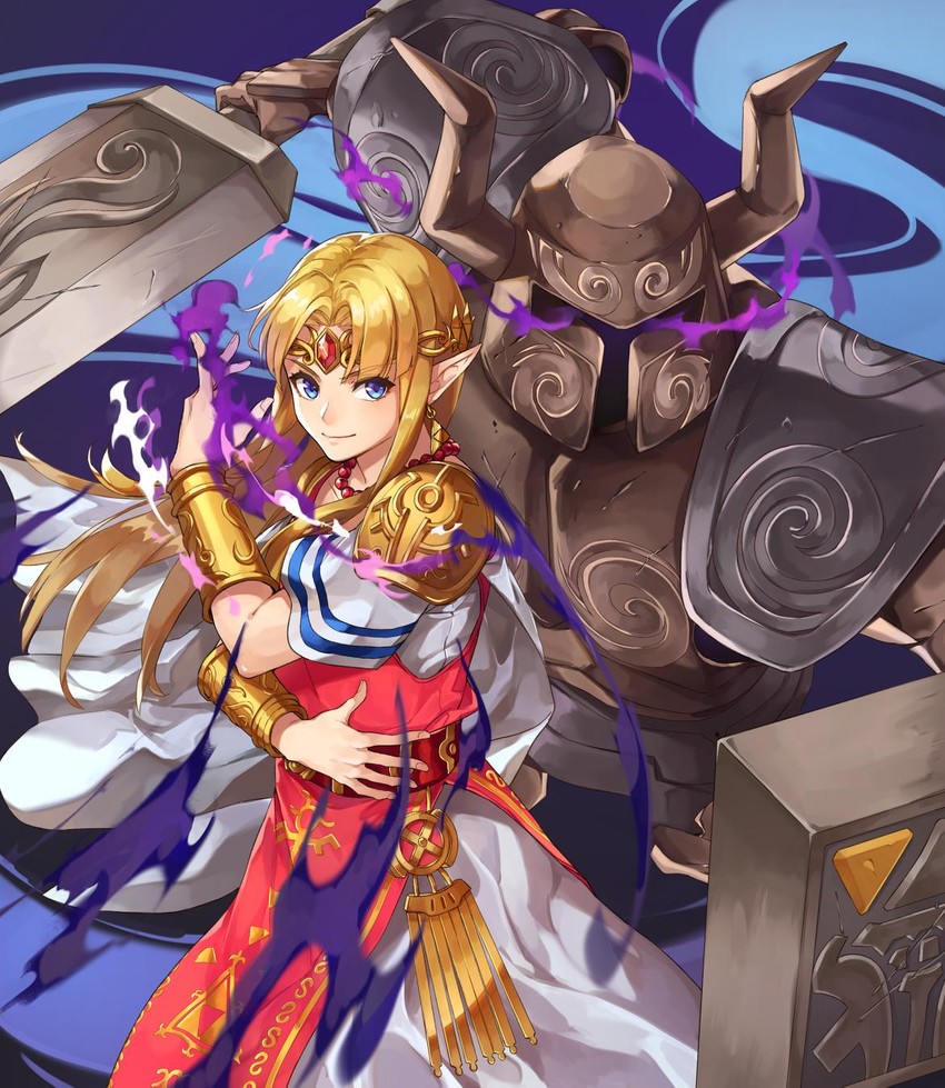 princess zelda and phantom (the legend of zelda and 2 more) drawn by kamu_(kamuuei)