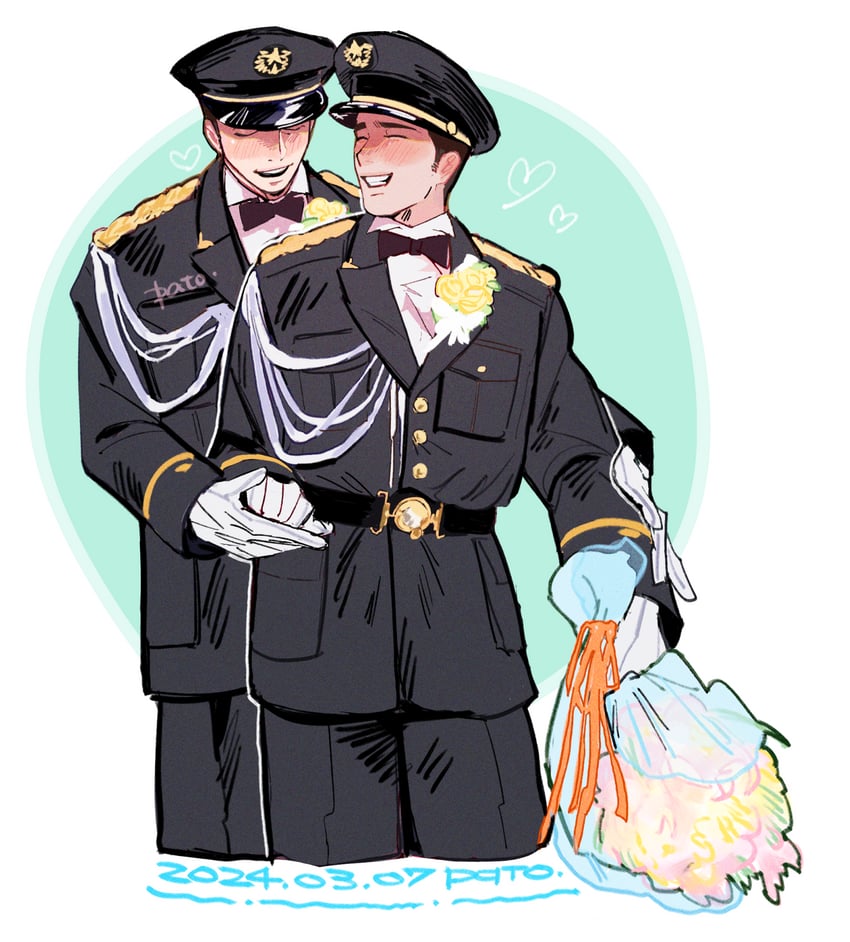 ao isami and ryuji satake (yuuki bakuhatsu bang bravern) drawn by ice_nomu