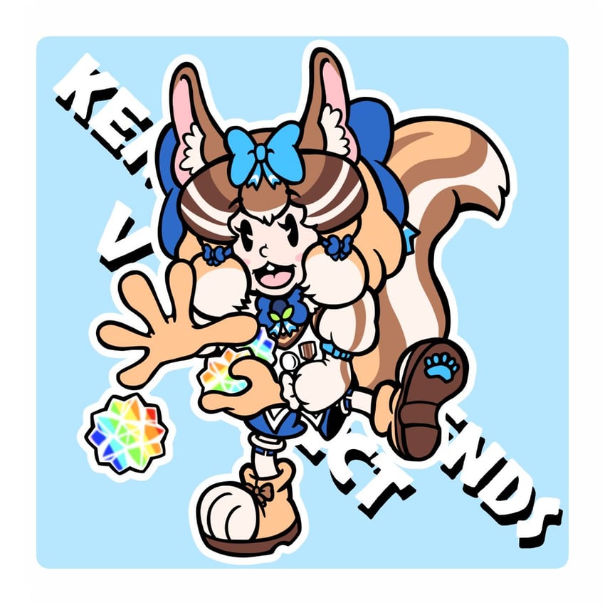 siberian chipmunk (kemono friends and 1 more) drawn by r1chardroe