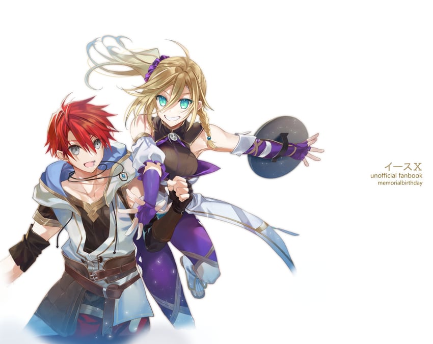 adol christin and karja balta (ys and 1 more) drawn by tatsumikkk