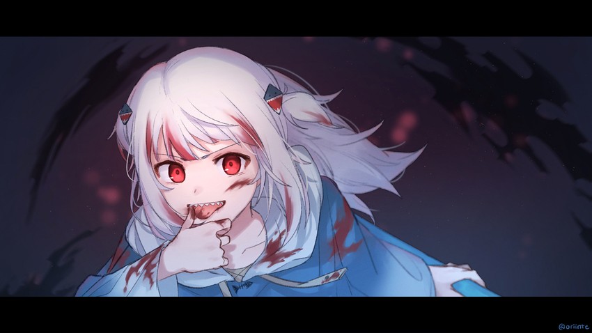 gawr gura (hololive and 2 more) drawn by orinte