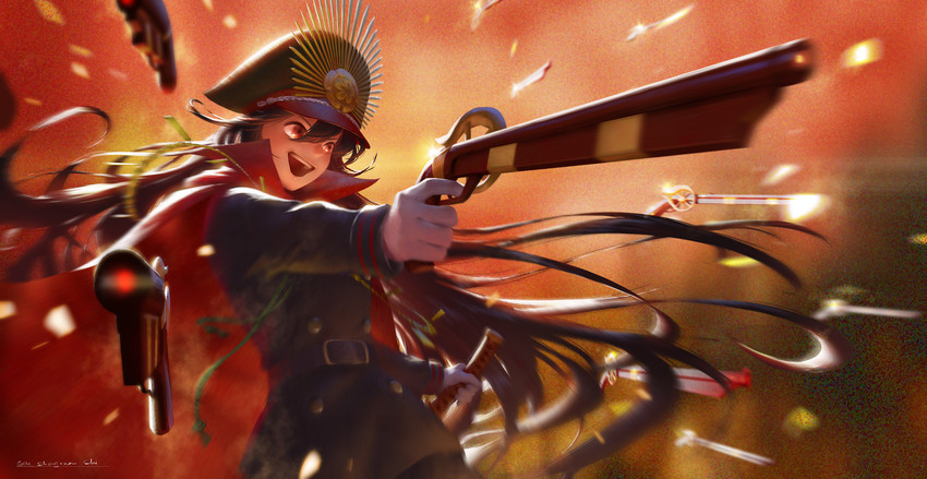 oda nobunaga (fate and 1 more) drawn by lost_elle