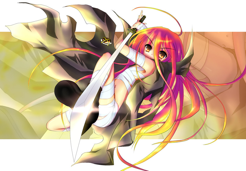 shana and alastor (shakugan no shana) drawn by esuko