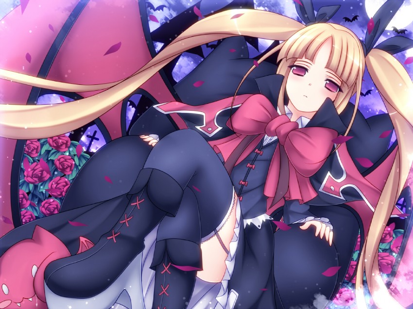 rachel alucard, gii, and nago (blazblue) drawn by mikan_(5555)