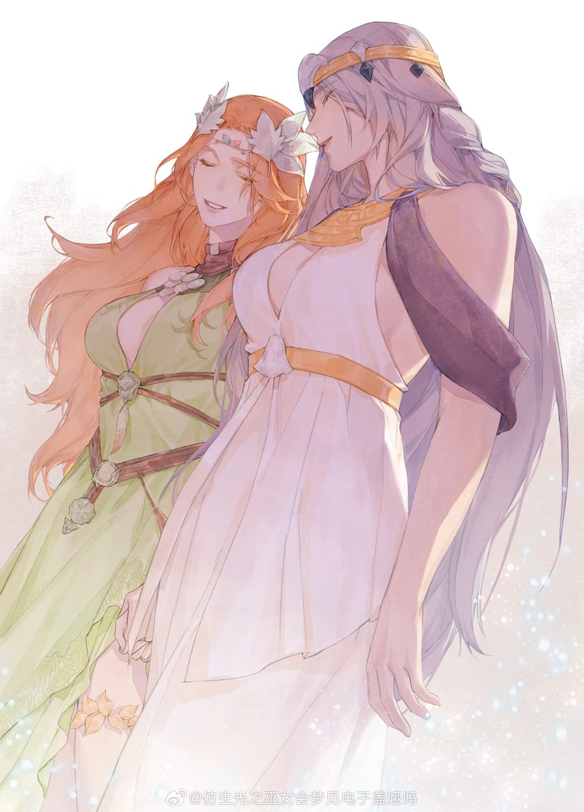 nophica and llymlaen (final fantasy and 1 more) drawn by wo_dou_gao_shi'er_shennu