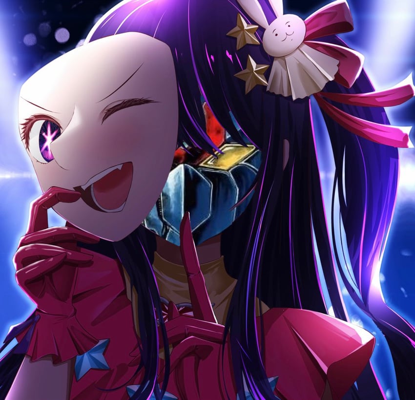 hoshino ai and neo getter-1 (oshi no ko and 2 more) drawn by orb_brave