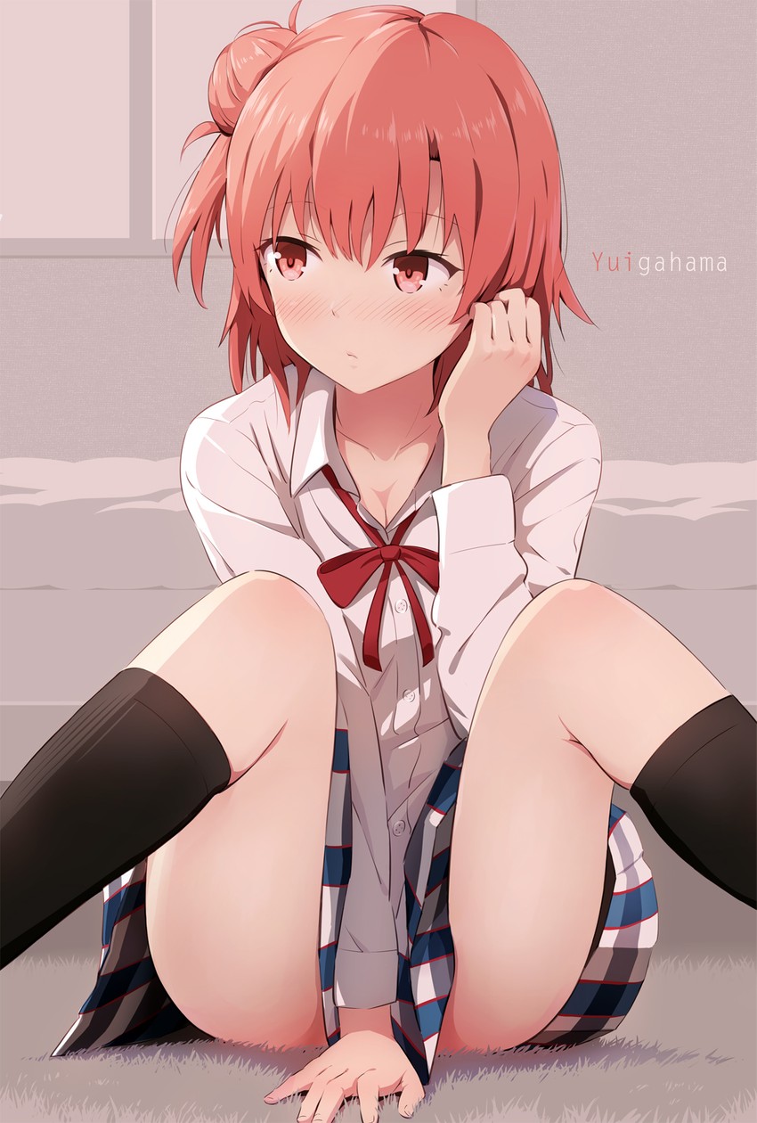 yuigahama yui (yahari ore no seishun lovecome wa machigatteiru.) drawn by asou_(asabu202)