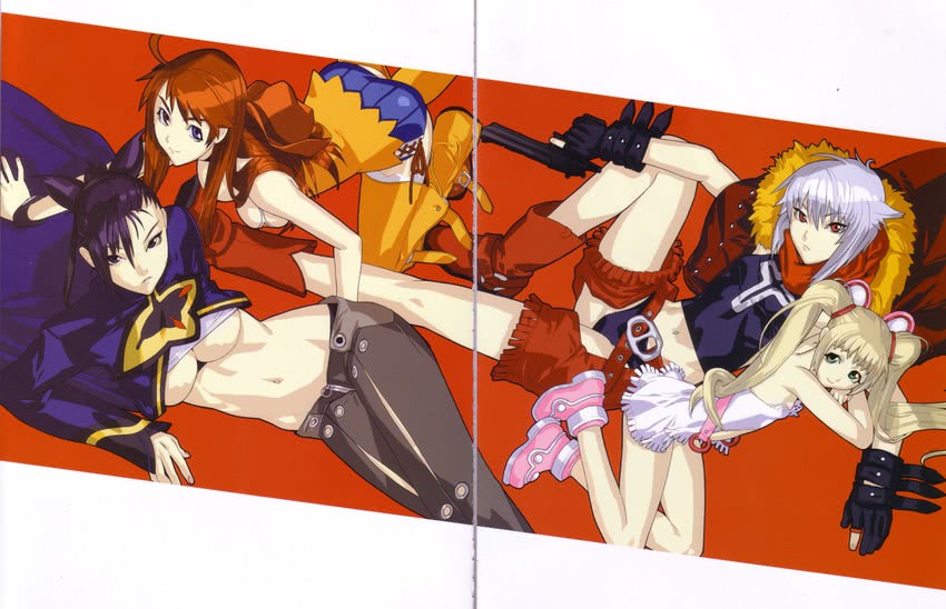 jo, meg, sei, and amy (bakuretsu tenshi) drawn by hakua_ugetsu