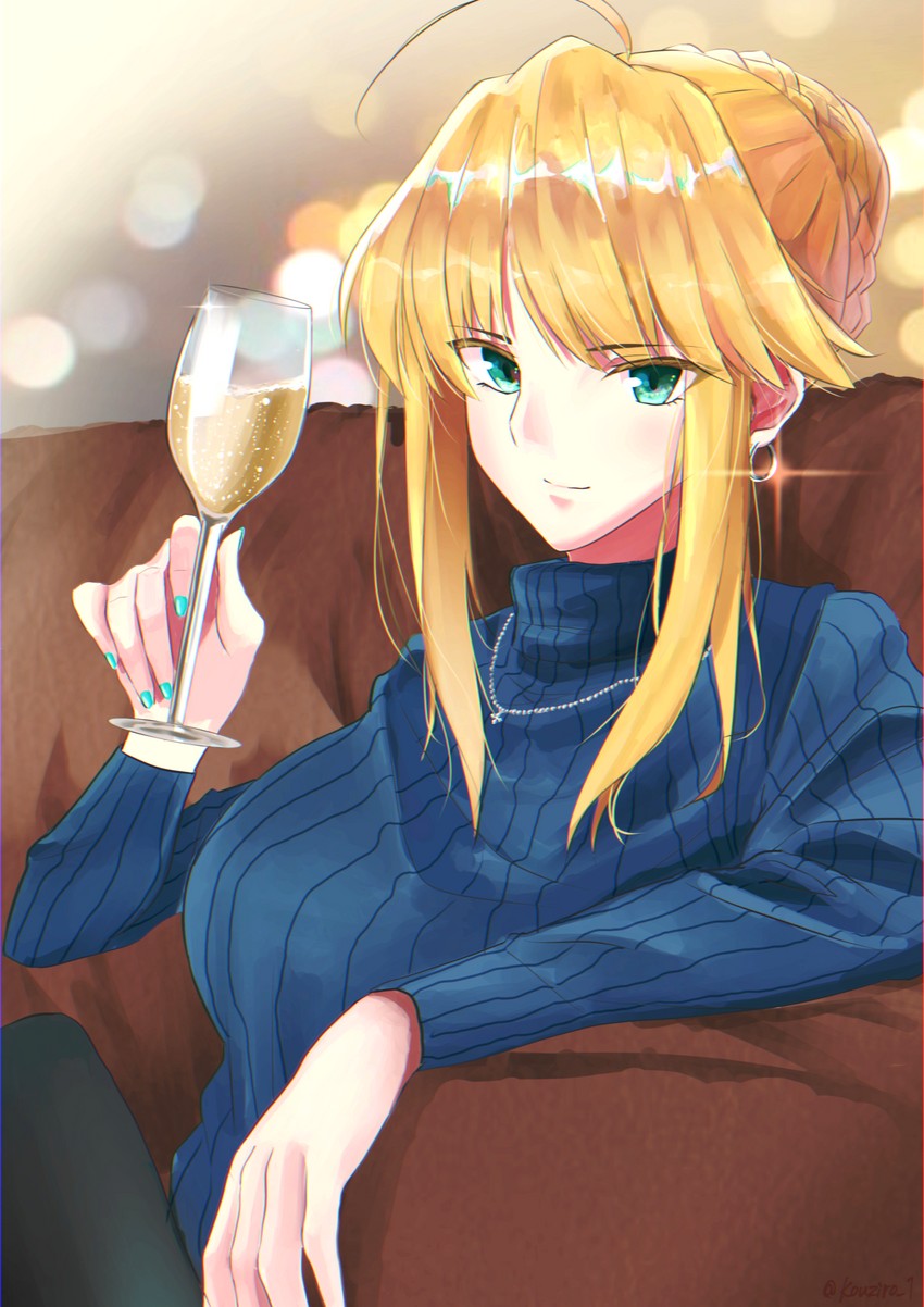 artoria pendragon (fate and 1 more) drawn by koujiro_(kouziro_1)