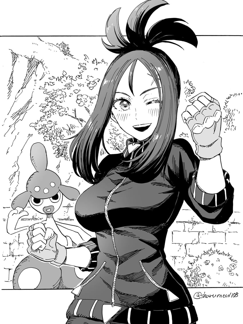 dendra and medicham (pokemon and 1 more) drawn by sharumon