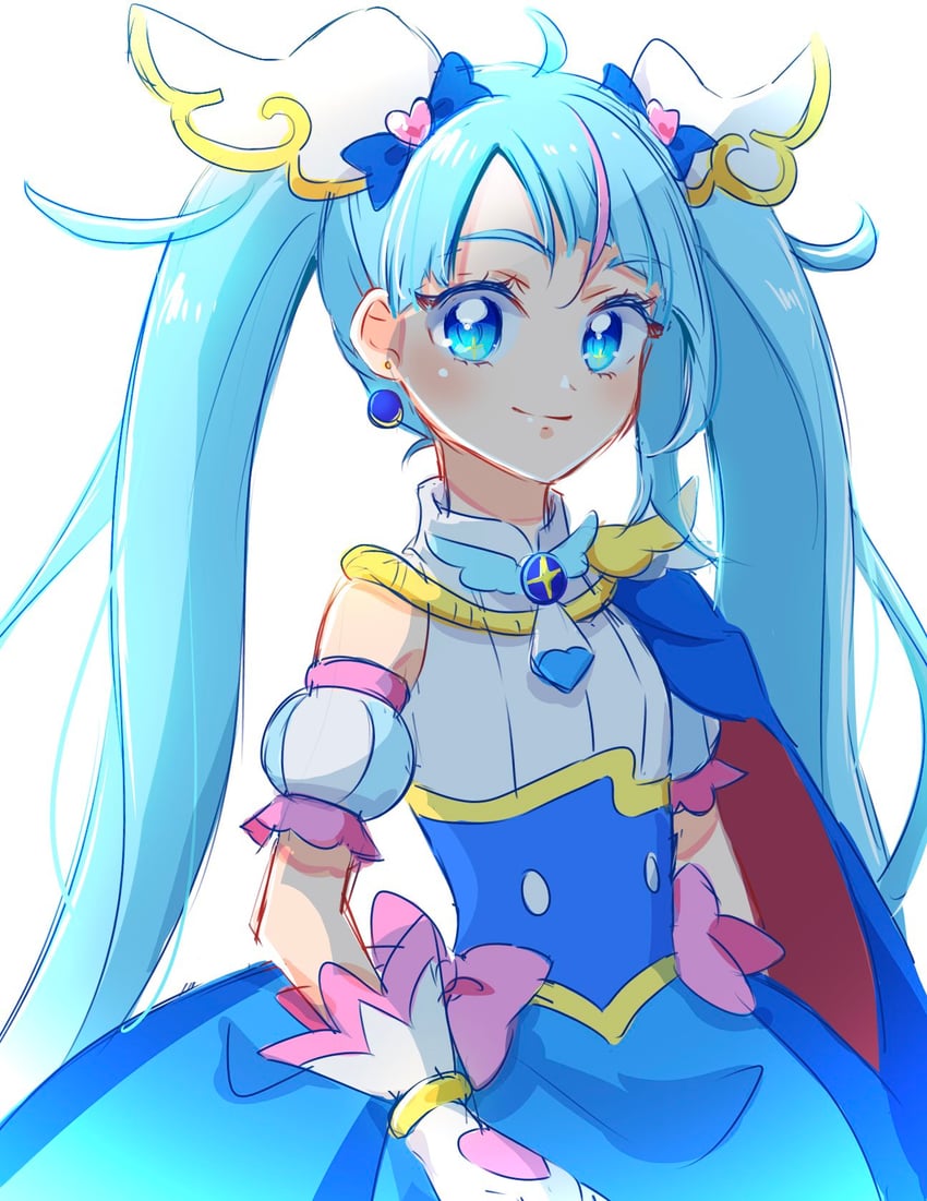 sora harewataru and cure sky (precure and 1 more) drawn by fpminnie1