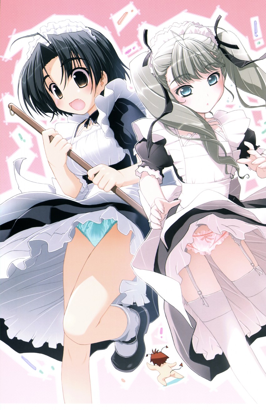 aino pekonen and kuramochi koharu (kokoro navi) drawn by akata_itsuki