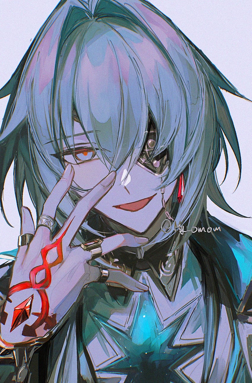 anaxa (honkai and 1 more) drawn by mg_omom