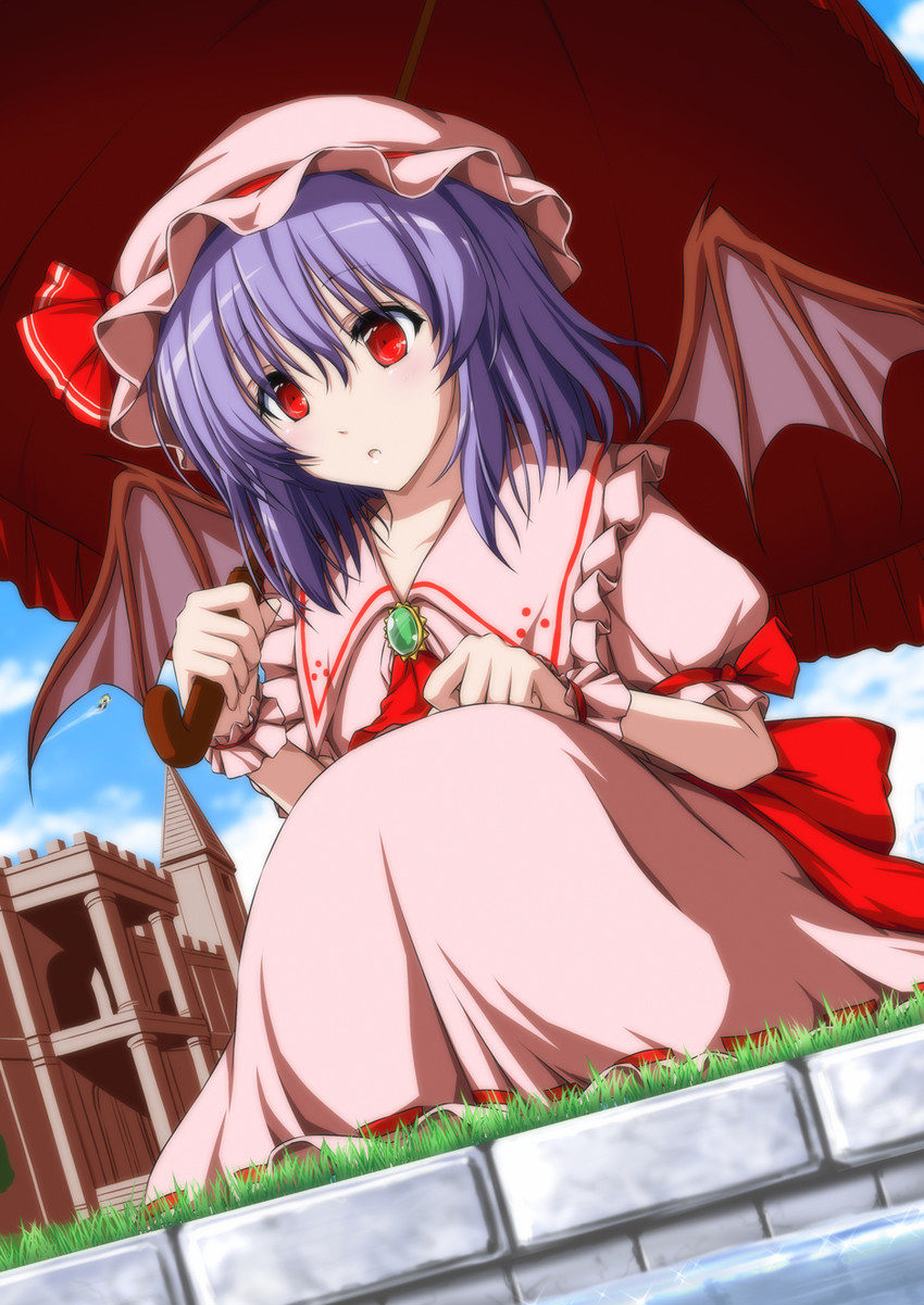 kirisame marisa and remilia scarlet (touhou) drawn by nori_tamago