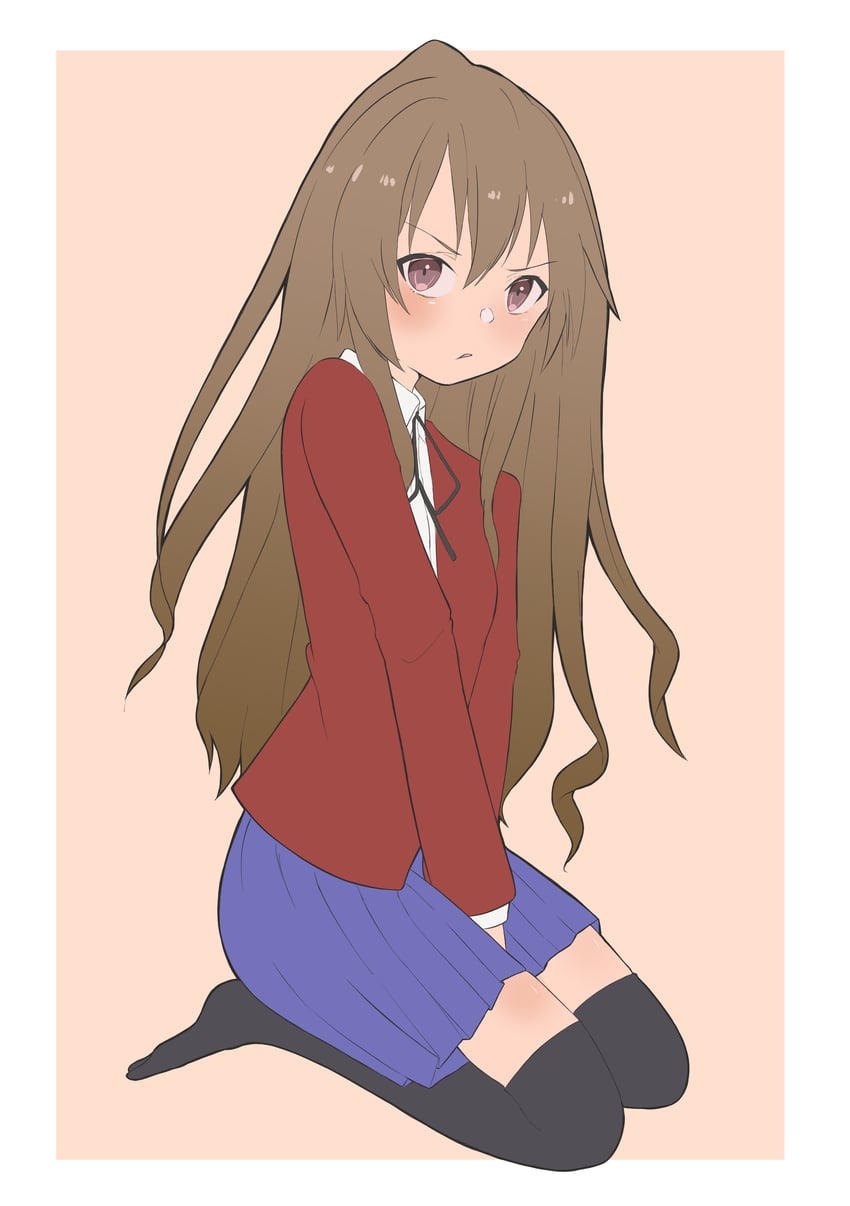 aisaka taiga (toradora!) drawn by kapuhedo_(caplico_77)