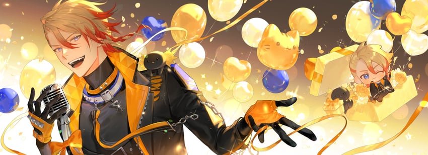 axel syrios and axelotl (holostars and 1 more) drawn by rm-parfait
