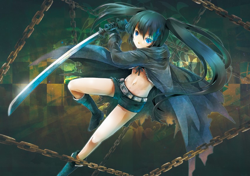 black rock shooter (black rock shooter) drawn by michii_yuuki