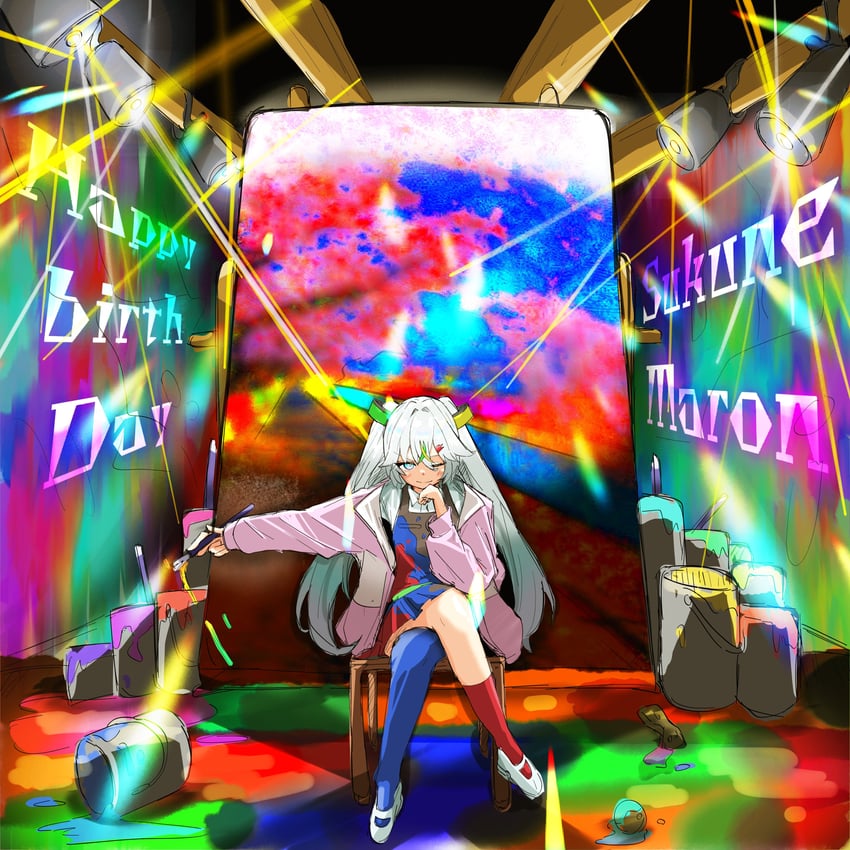 sukune maron (duel masters and 1 more) drawn by tomin_(tomin0222)