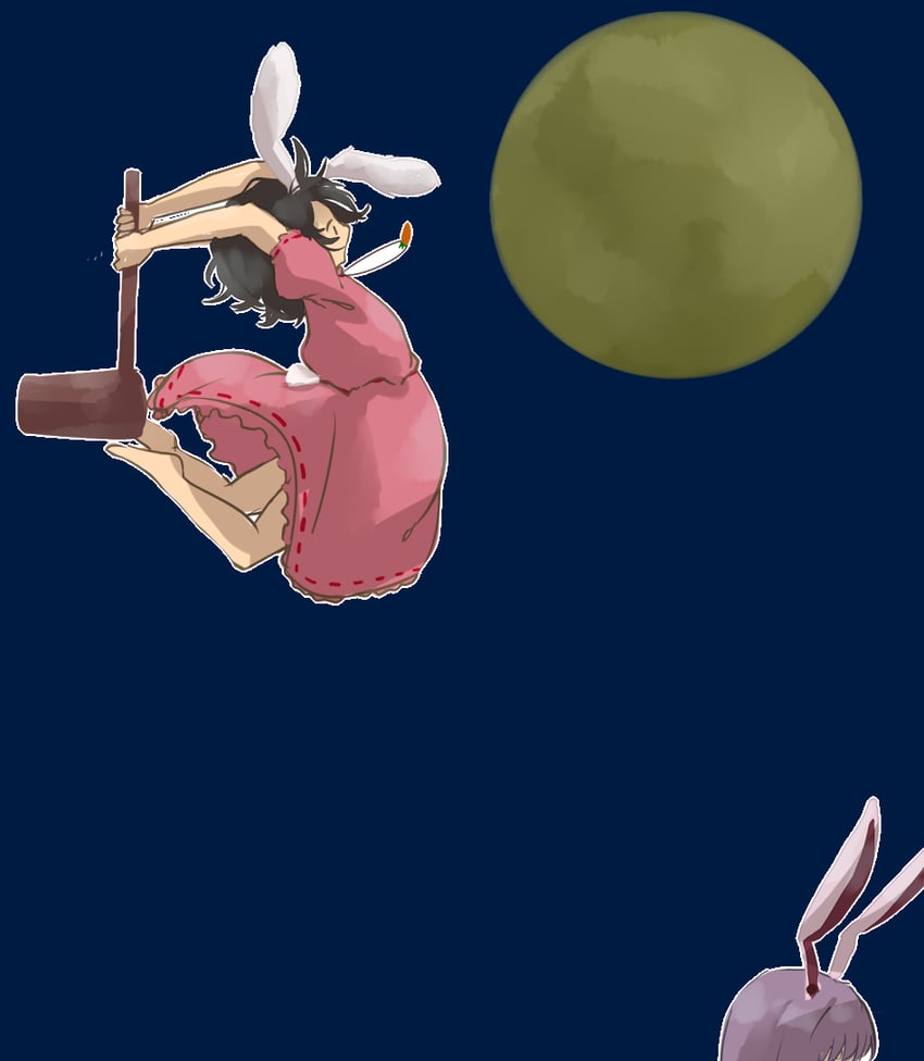 reisen udongein inaba and inaba tewi (touhou) drawn by r18ankou