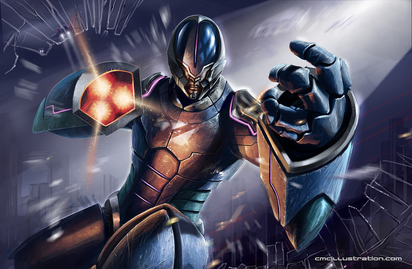 mega man (mega man) drawn by cristian_melian