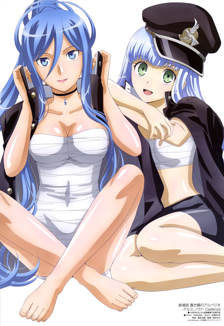 takao and iona (aoki hagane no arpeggio) drawn by takaoka_(megami)