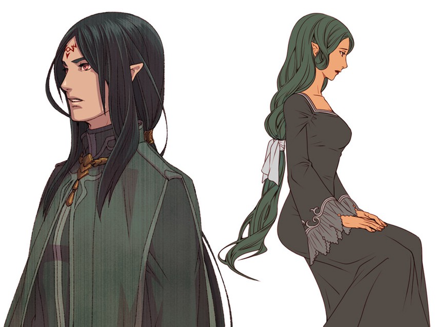 rajaion and almedha (fire emblem and 2 more) drawn by kobashi_(hodohodo)
