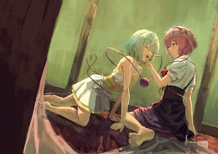 komeiji koishi and komeiji satori (touhou) drawn by nepperoni