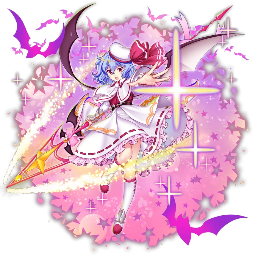 remilia scarlet (touhou and 1 more) drawn by rotte_(1109)