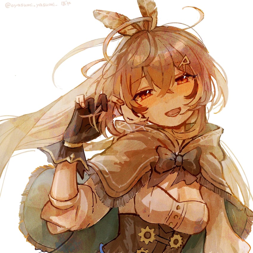 nanashi mumei (hololive and 1 more) drawn by oyasumi_yasumi