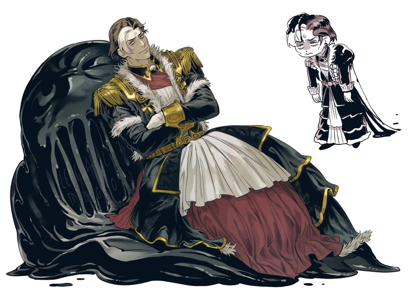 emet-selch and cubus (final fantasy and 1 more) drawn by 5altybitter5