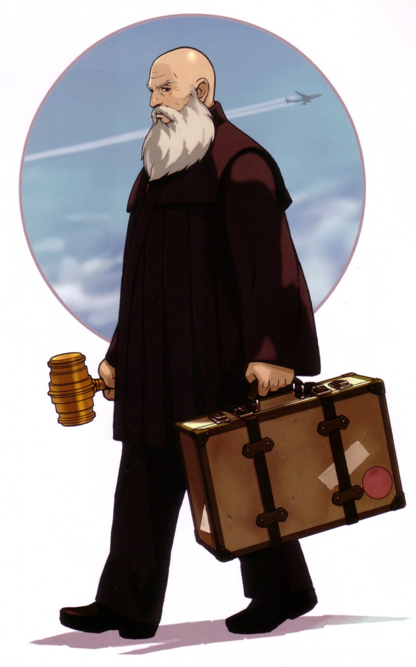 the judge (ace attorney) drawn by edaki_shin'ya