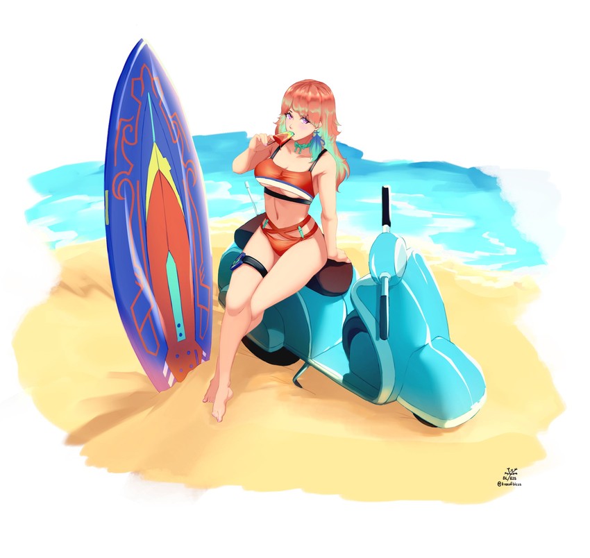 takanashi kiara (hololive and 1 more) drawn by bl/ess