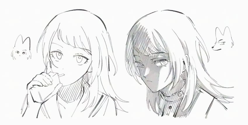 yahata umiri and timoris (bang dream! and 1 more) drawn by yogurt_pt