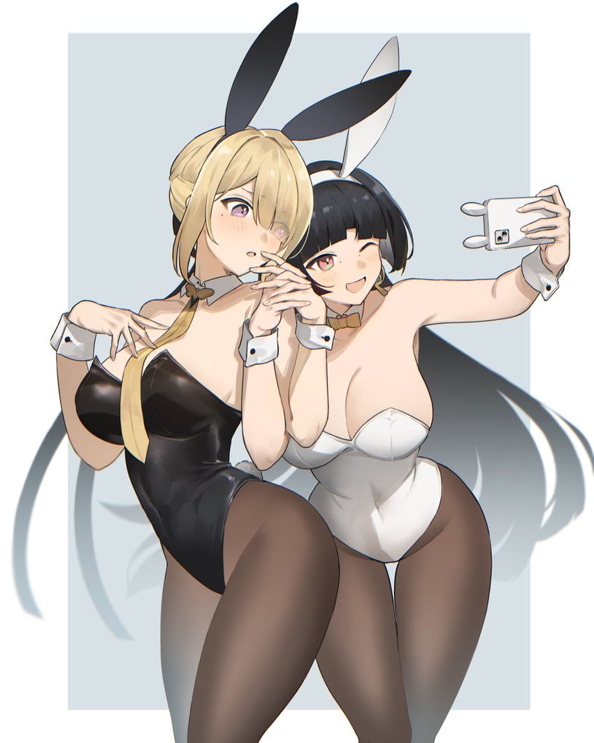 evelyn chevalier and astra yao (zenless zone zero) drawn by umeda_shiso