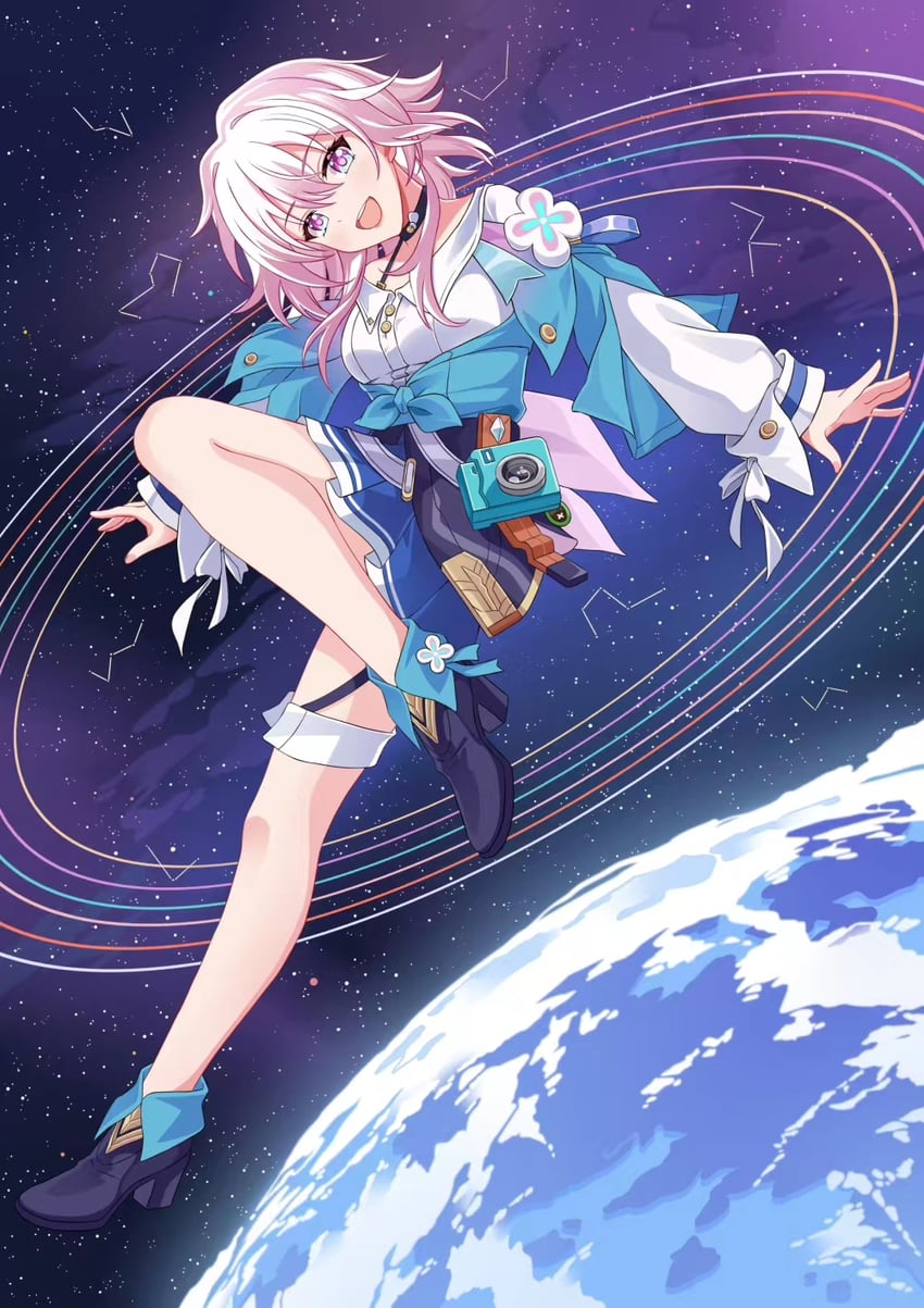 march 7th (honkai and 1 more) drawn by feng_shao_kky_(arj0522)