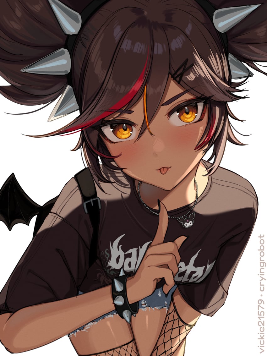xinyan (genshin impact and 1 more) drawn by vickie_(cryingrobot)