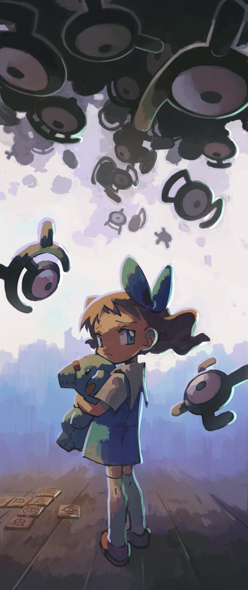 unown, unown a, phanpy, unown e, unown k, and 6 more (pokemon and 1 more) drawn by robomb