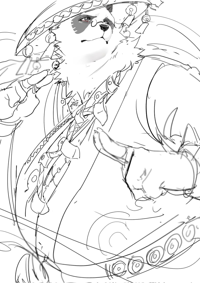 pan yinhu (zenless zone zero) drawn by yan_(popcornduck2)