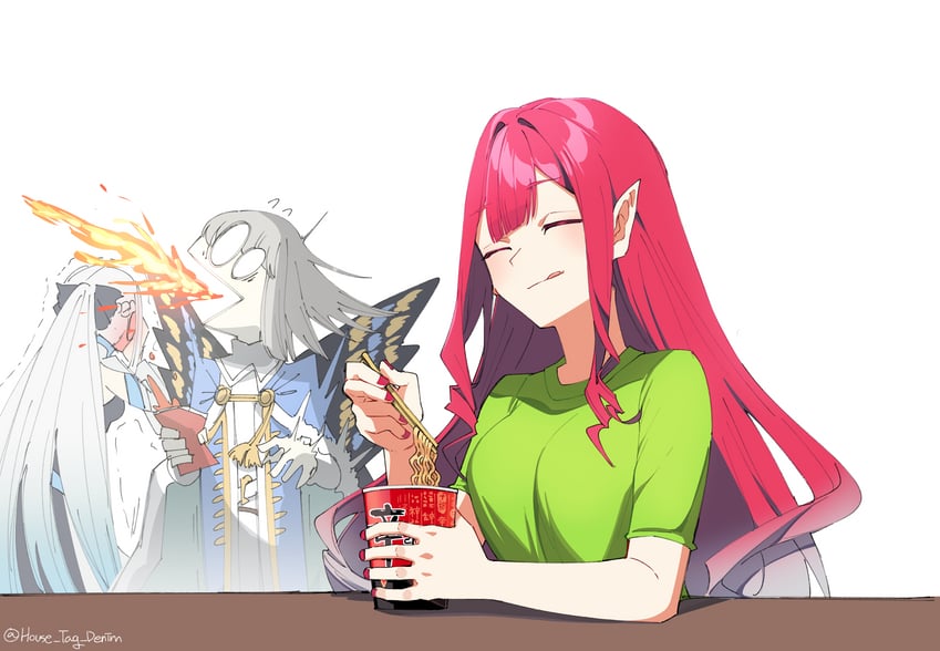 baobhan sith, morgan le fay, and oberon (fate and 1 more) drawn by house_tag_denim