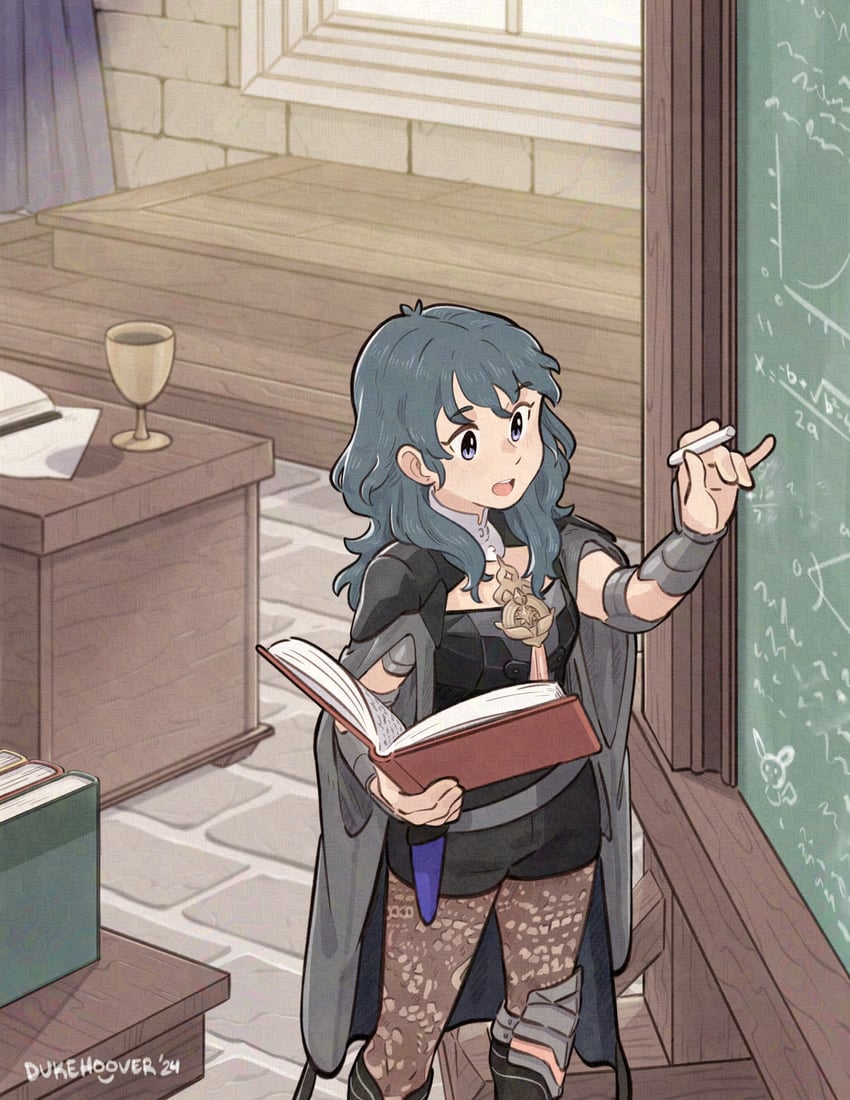 female byleth (fire emblem and 1 more) drawn by dukehooverart