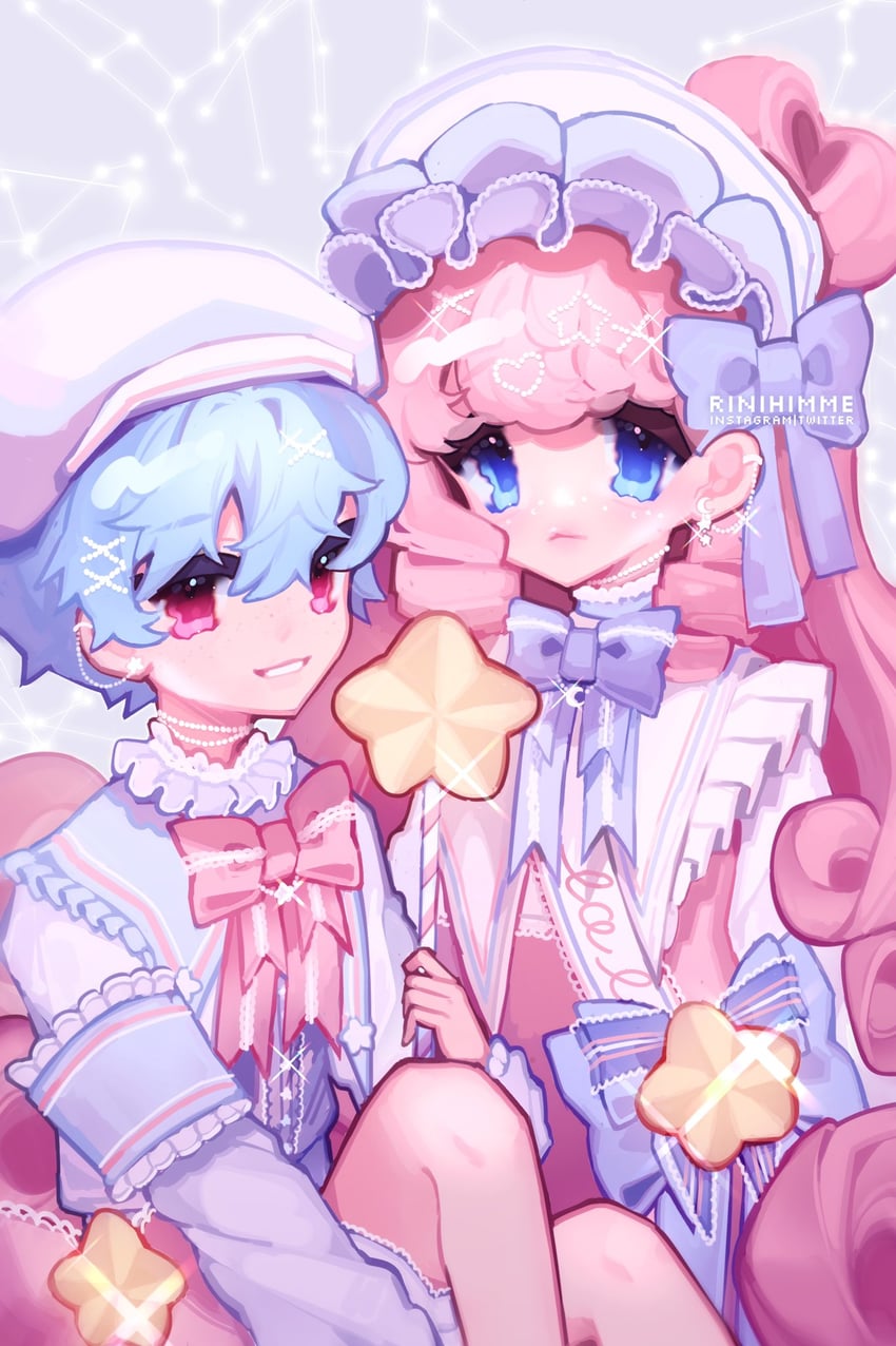 lala and kiki (sanrio and 1 more) drawn by rinihimme