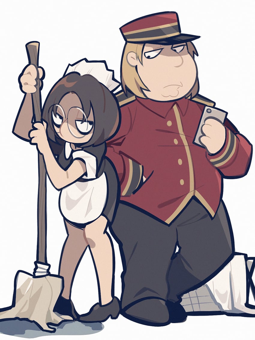 meg griffin and chris griffin (family guy) drawn by tian_niunai_hezi